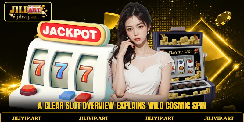 A clear slot overview explains Wild Cosmic Spin