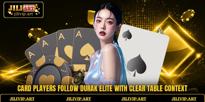 Card players follow Durak Elite with clear table context