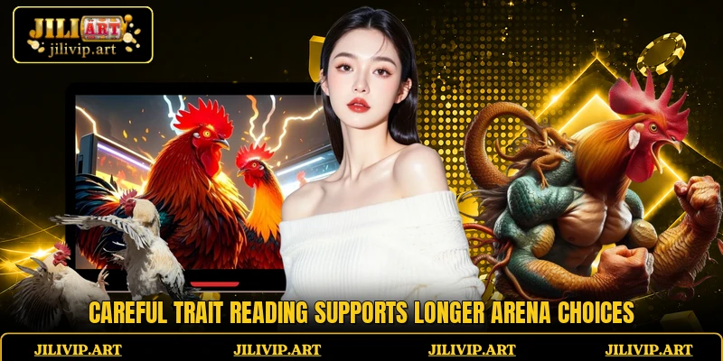 Careful trait reading supports longer arena choices