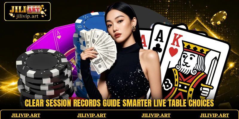 Clear session records guide smarter live table choices