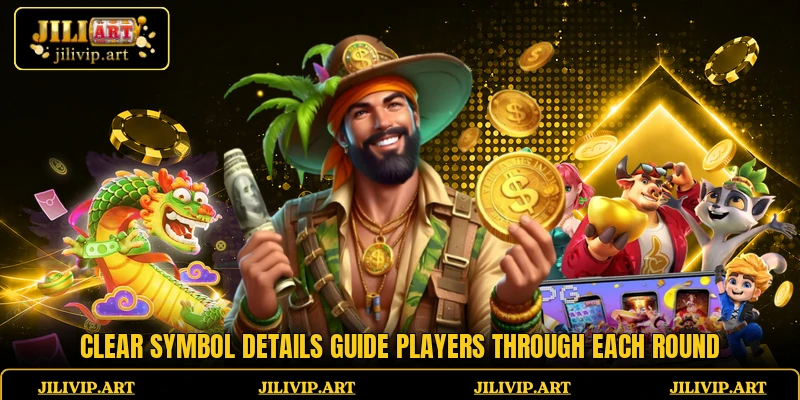Clear symbol details guide players through each round