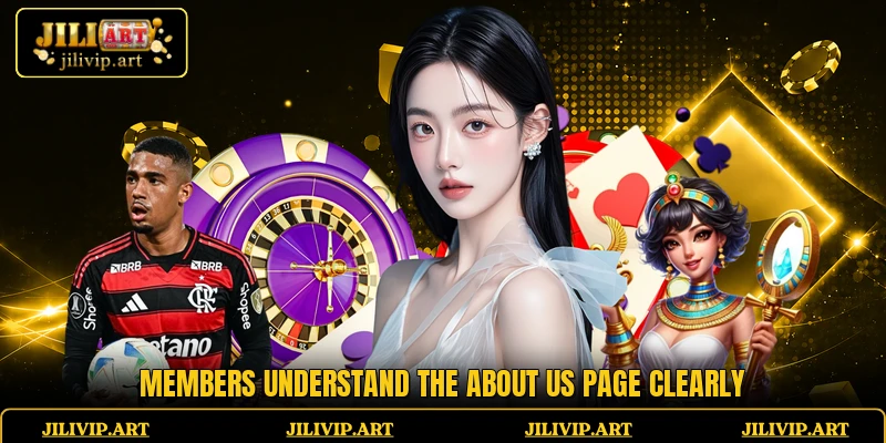 Members understand the about us page clearly