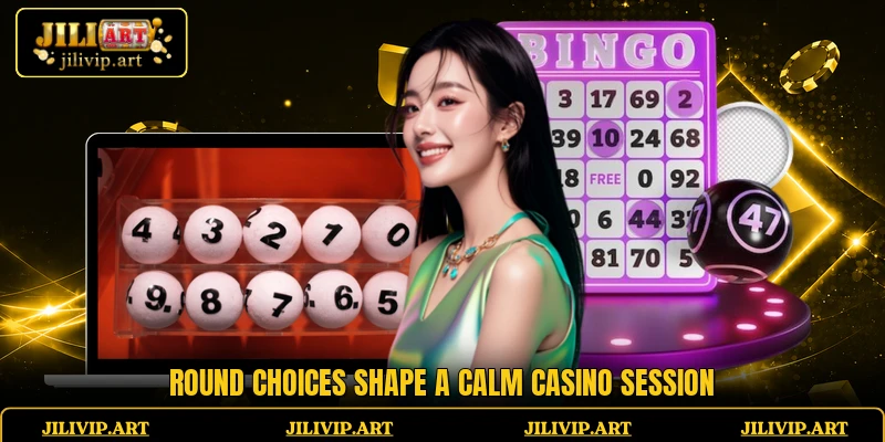 Round choices shape a calm casino session