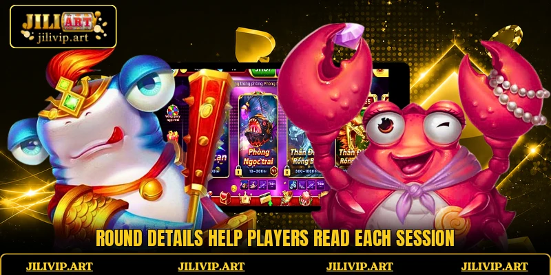 Round details help players read each session